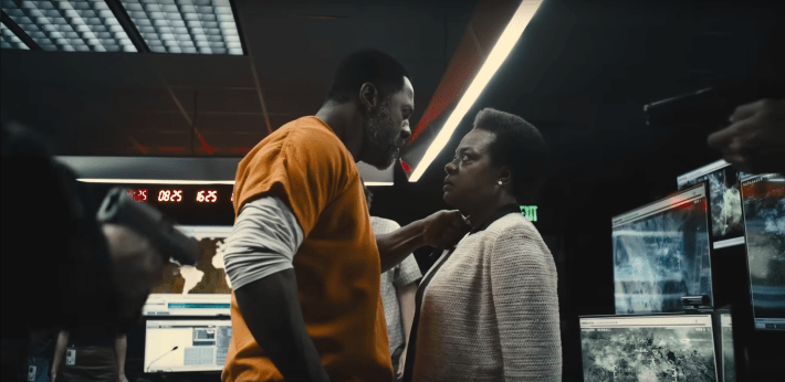 Idris Elba and Viola Davis in The Suicide Squad