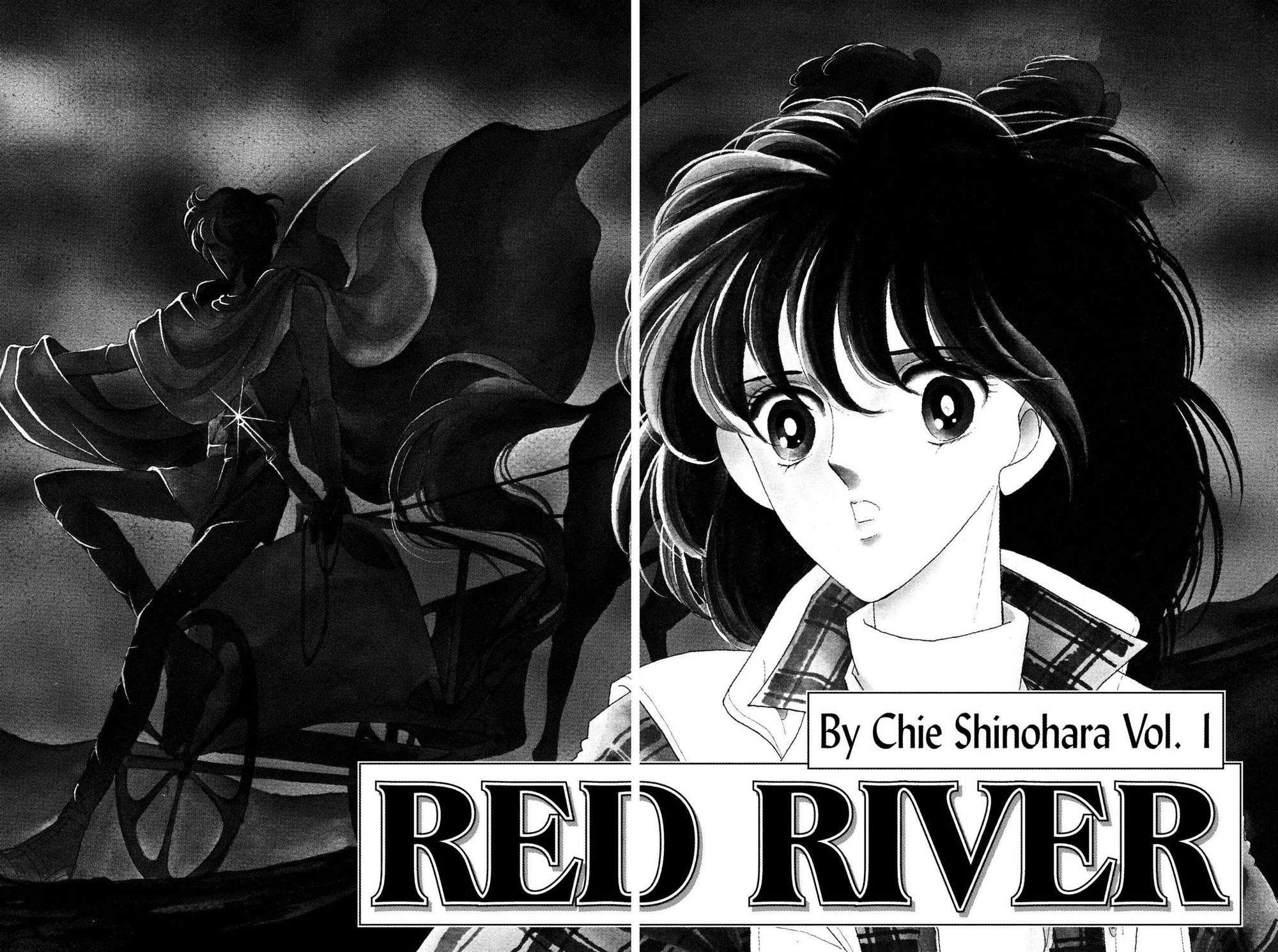 Red River manga panel of Yuri and Kail.