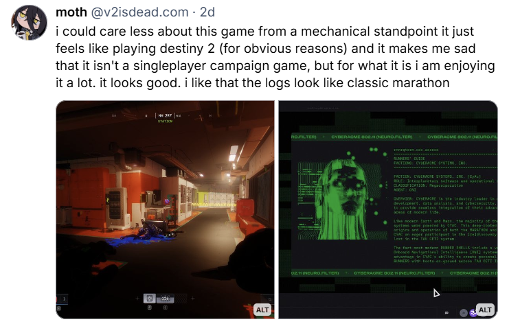 To Echo Everyone Else's Thoughts, I Too Wish Marathon Was A Singleplayer Video Game