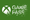 The Xbox game pass logo, white on a green background, dissolving